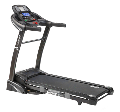 AEROFIT AF-439 Treadmill I DC Motor with 5.0HP Peak Duty I MP3 Supported I LCD Display I Wide Running Belt I Preferred for Home Use