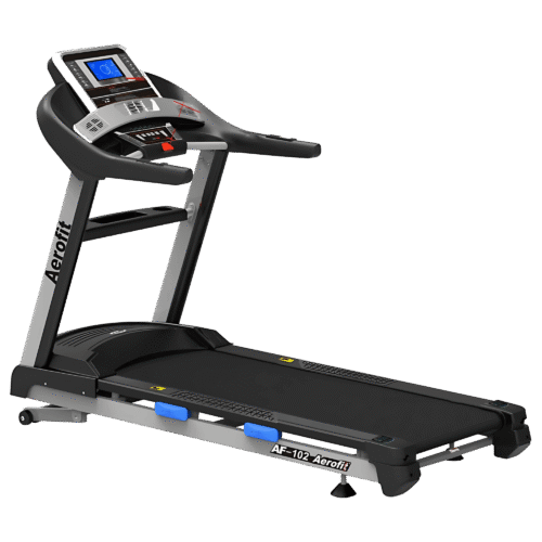 Aerofit AF-102 Motorized Treadmill with LED console and built-in speakers