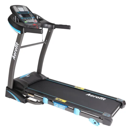 Aerofit AF-526 Treadmill with digital console, safety key, in-built speakers and wide running belt.