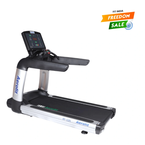 Buy Aerofit AF-125 Treadmill with LED display, speed controls, and comfortable handles.