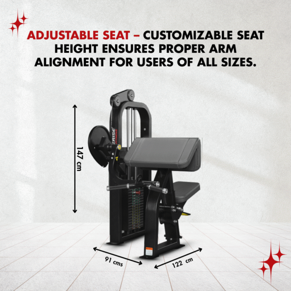 Everise Fitness DY5025 Bicep Curl (Dynamic Series) - Image 3