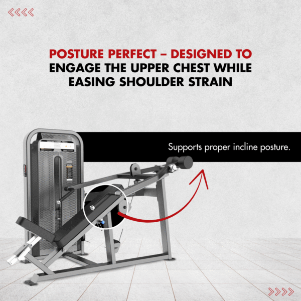 Everise Fitness Incline Chest Press EV7022 (Evolution Series) - Image 4