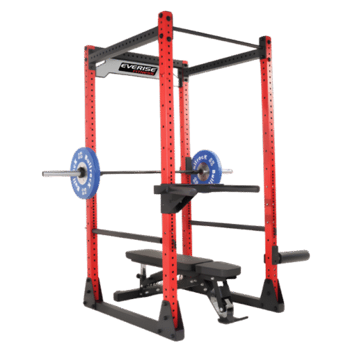 Everise Fitness EFR-310 Power Rack with J Hooks & Safety Arms
