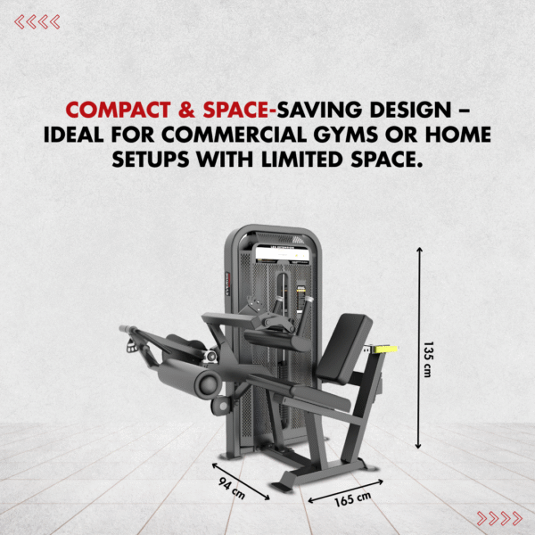 Everise Fitness Seated Leg Curl EV7002 (Evolution Series) - Image 3