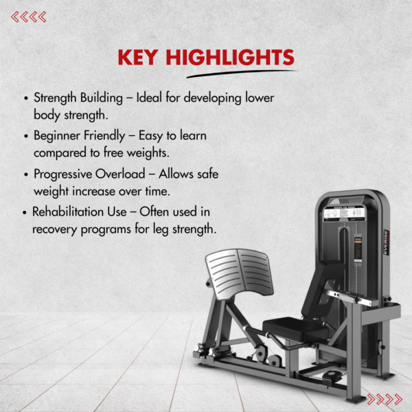 Everise Fitness Seated Leg Press EV7006 (Evolution Series) - Image 5
