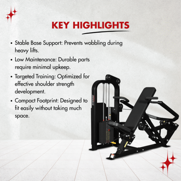 Everise Fitness DY5011 Shoulder Press (Dynamic Series) - Image 5