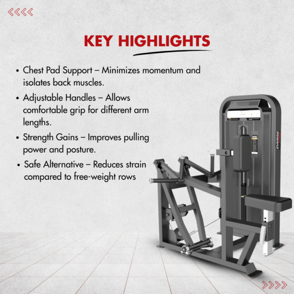 Everise Fitness Vertical Row EV7031 (A) (Evolution Series) - Image 5