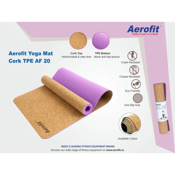 YOGA MAT TPE CORK - Image 2