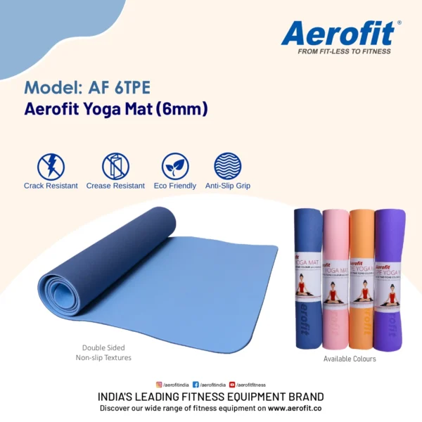 AEROFIT YOGA MAT 6TPE - Image 2