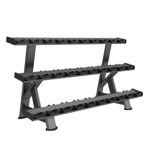 Aerofit AF-4476 3 Tier Dumbbell Rack (NEO APPLE SERIES)