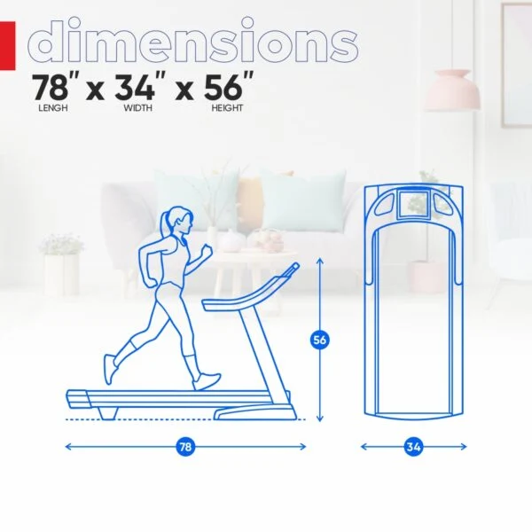AEROFIT AF-410 Treadmill - Image 2