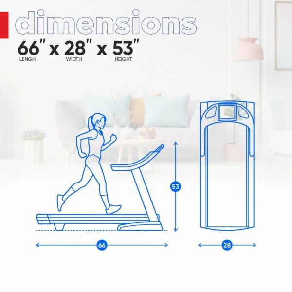 AEROFIT AF-442 Treadmill - Image 6