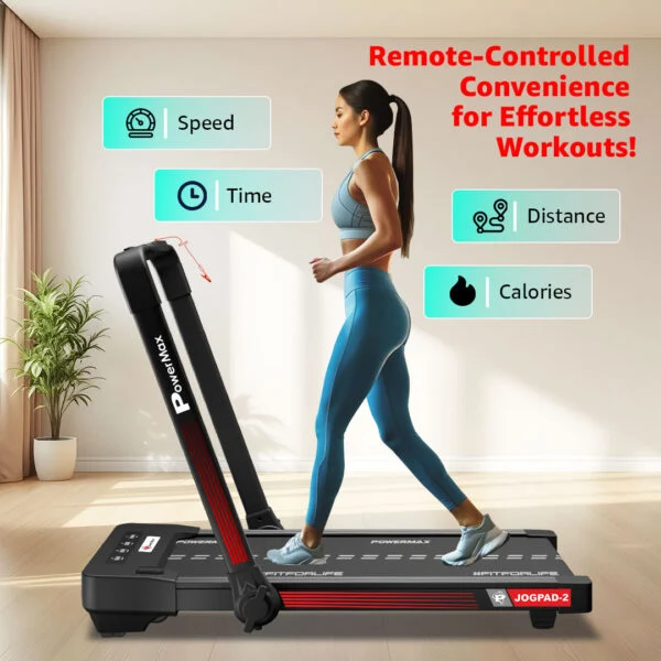 JogPad-2 Motorized Treadmill with Remote Control - Image 4