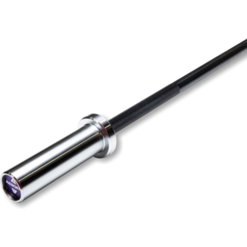 Buy 6 Feet Black Chrome Barbell online at Metro Sports