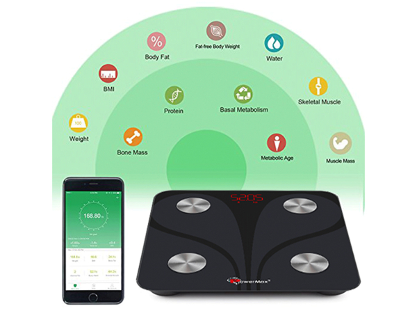 Powermax Fitness BCA-130 Bluetooth Smart Scale