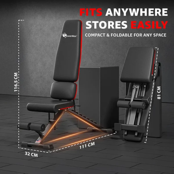 Powermax Fitness PUB-96 Adjustable Weight Bench