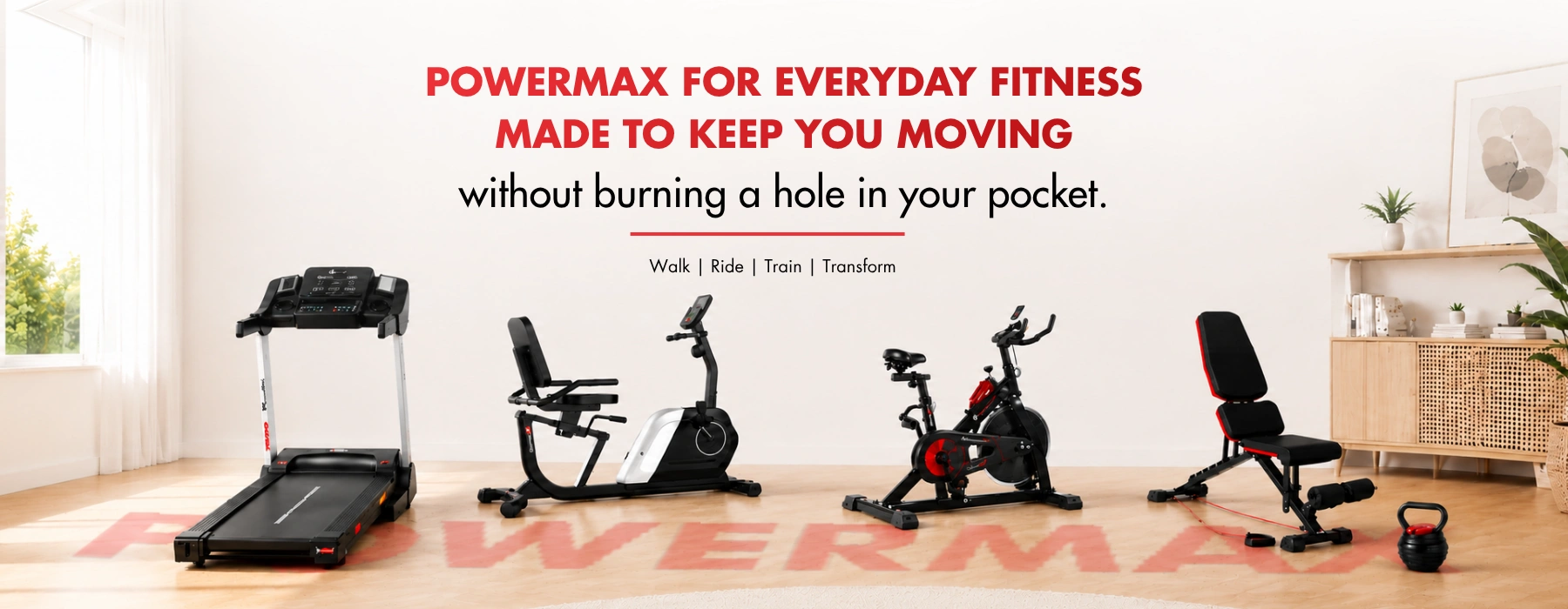 Powermax Fitness Equipment Banner