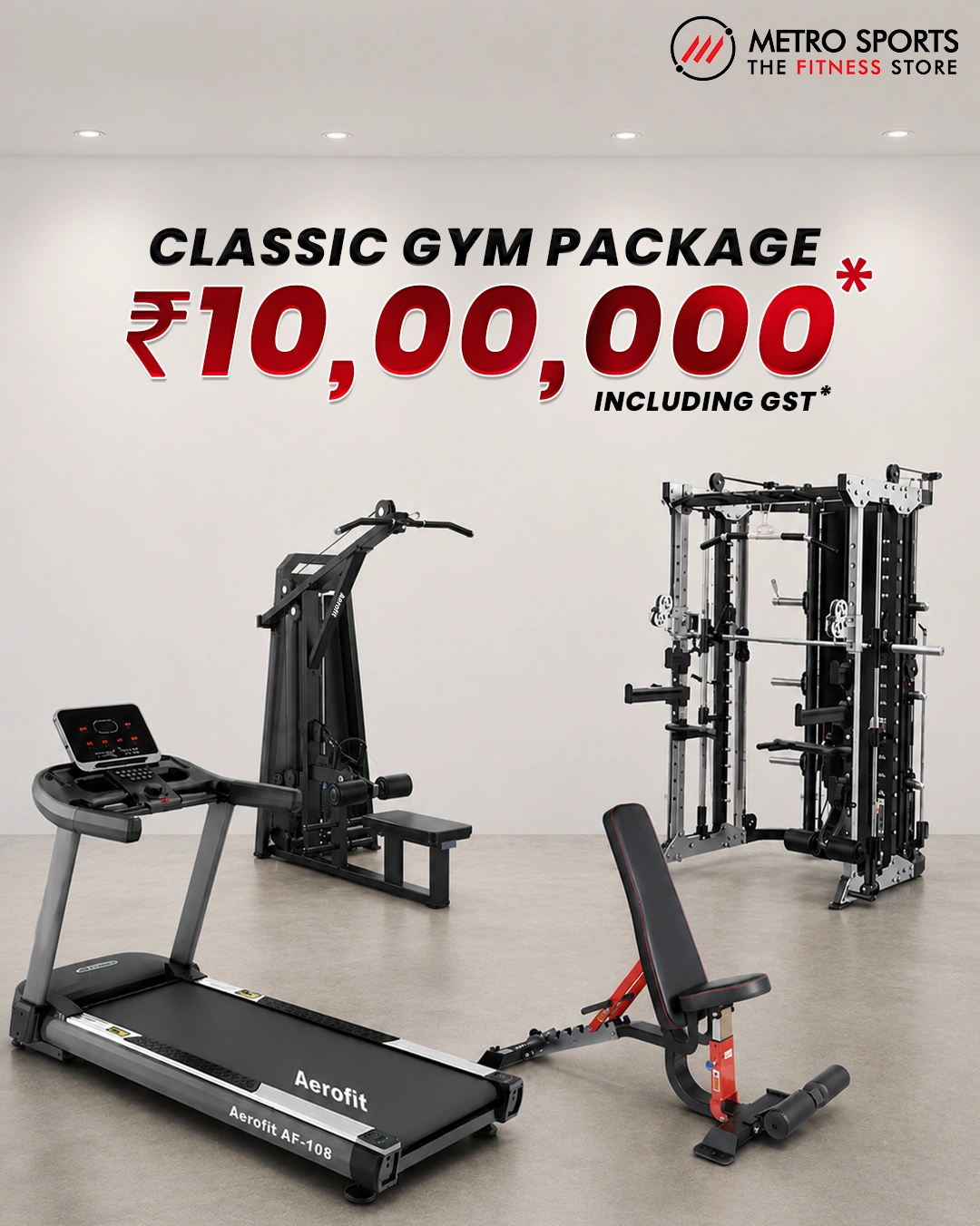 10 Lacs Commercial Gym Package