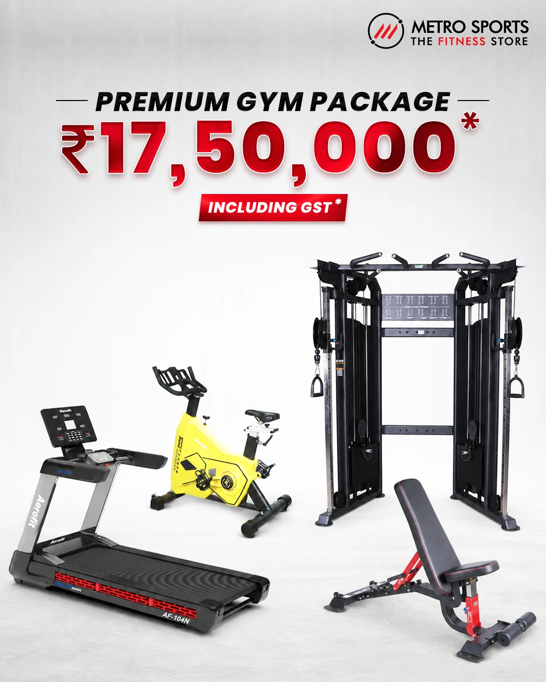 17.5 Lacs Gym Package