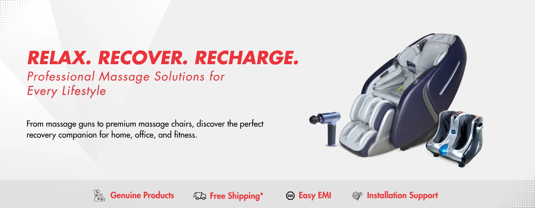Premium Massage Chair Banner