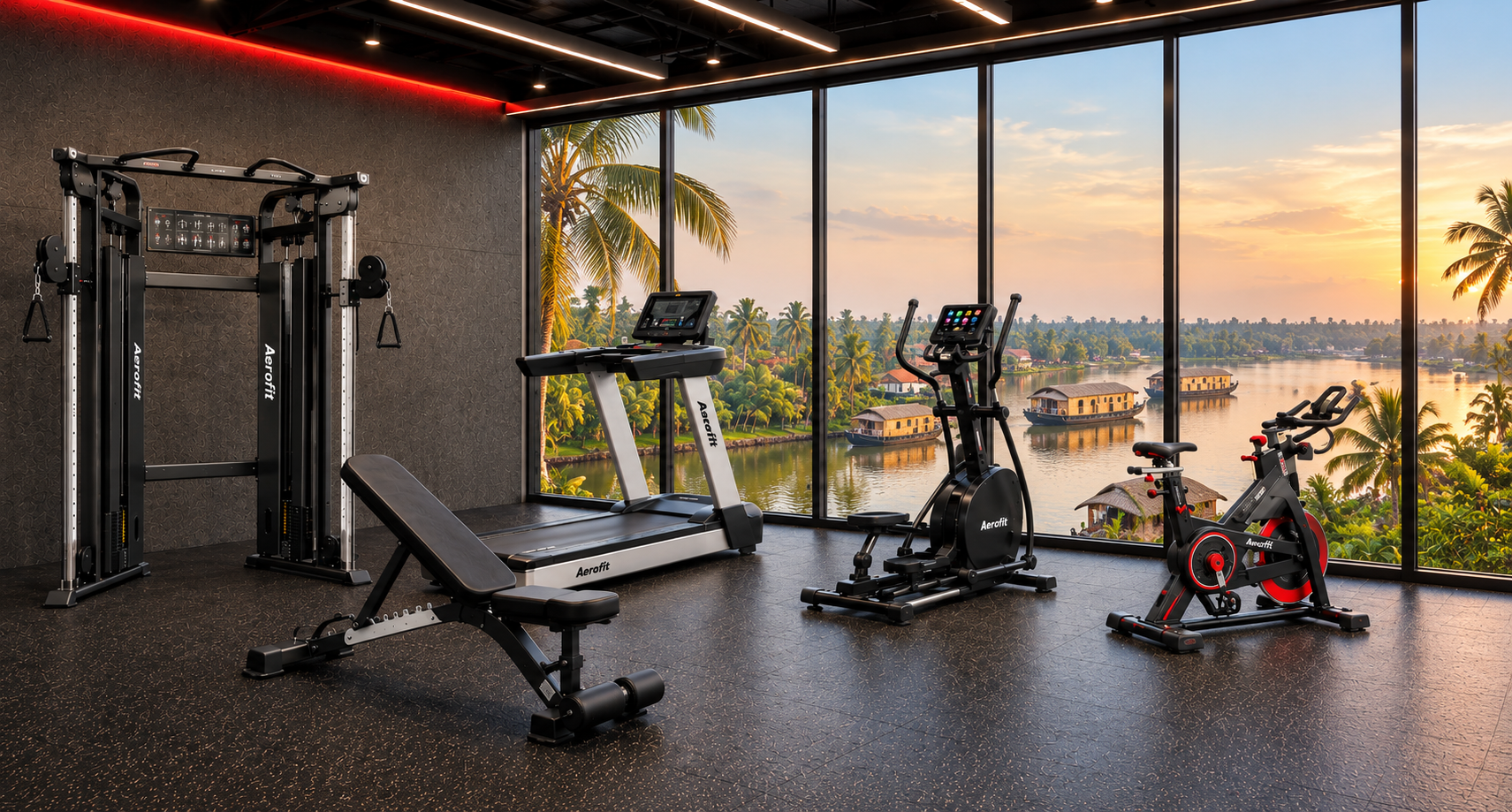 Metro Sports gym equipment supply and installation in Kerala