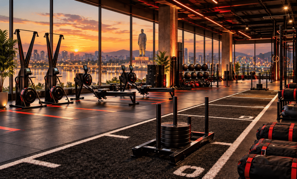 Metro Sports gym equipment supply and installation in Gujarat