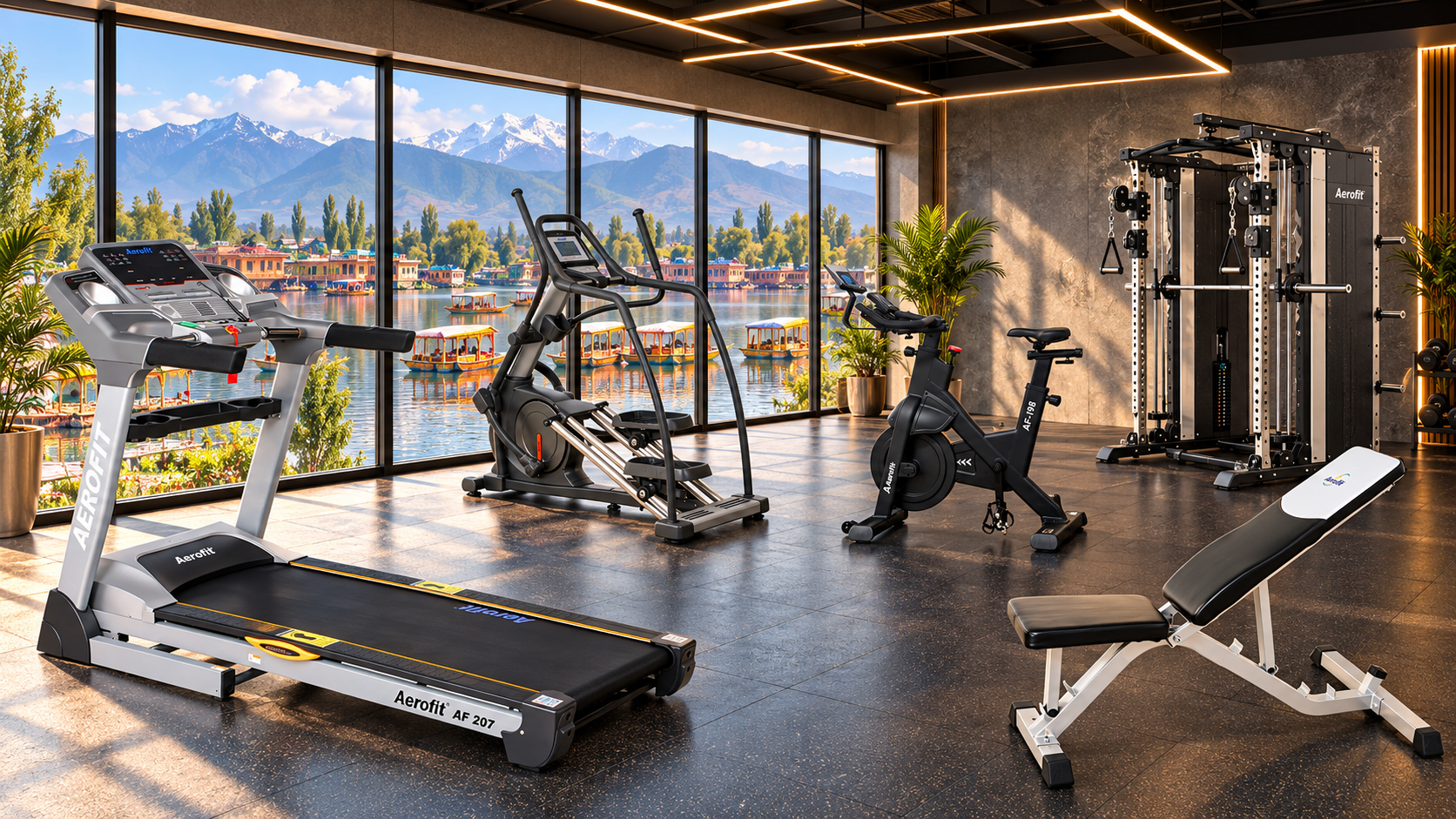 Metro Sports gym equipment supply and installation in Jammu & Kashmir